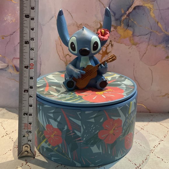 RARE Stitch jewelry holder with jar (big size) - Picture 9 of 11